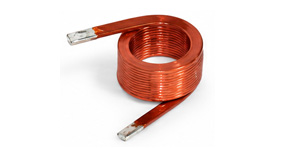 Edge wound coil